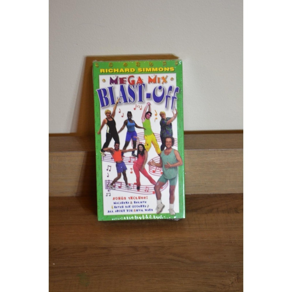 3 NEW 2001 Richard‎ Simmons'  Blast-Off Workouts, DISCO, 80S and MEGA MIX,  VHS - Picture 5 of 10